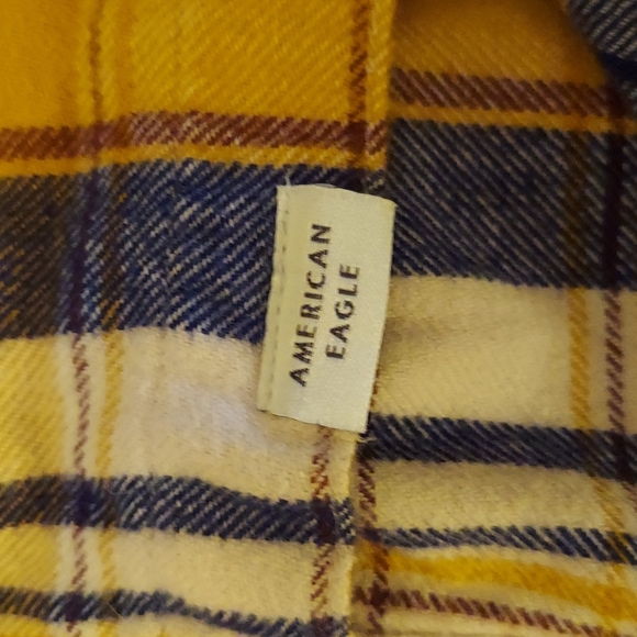 AMERICAN EAGLE | SUPER SOFT | PLAID FLANNEL SHIRT | SIZE MEDIUM - Picture 6 of 7